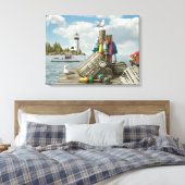 Alan Giana "Dockside" Canvas Print キャンバスプリント (インサイチュ (寝室))