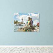 Alan Giana "Dockside" Canvas Print キャンバスプリント (インサイチュ (ウッドフロア))