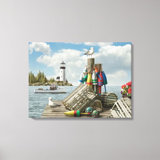 Alan Giana "Dockside" Canvas Print キャンバスプリント (正面)