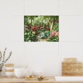 Alan Giana "Dragonfly Garden"ポスター ポスター (キッチン)