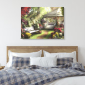 Alan Giana "Garden of Light"キャンバス印刷 キャンバスプリント (インサイチュ (寝室))