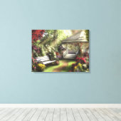 Alan Giana "Garden of Light"キャンバス印刷 キャンバスプリント (インサイチュ (ウッドフロア))