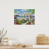 Alan Giana "Gazebo by the Sea"ポスター ポスター (キッチン)