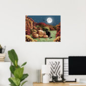 Alan Giana "Midnight"ポスター ポスター (ホームオフィス)