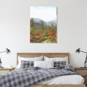 Alan Giana "Misty Mountains" Canvas Print キャンバスプリント (インサイチュ (寝室))