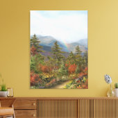 Alan Giana "Misty Mountains" Canvas Print キャンバスプリント (インサイチュ (リビング))