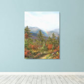 Alan Giana "Misty Mountains" Canvas Print キャンバスプリント (インサイチュ (ウッドフロア))