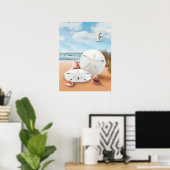 Alan Giana "Sand Dollers"ポスター ポスター (ホームオフィス)