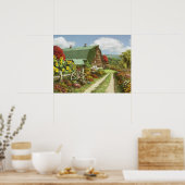 Alan Giana "Silence of the Valley"ポスター ポスター (キッチン)