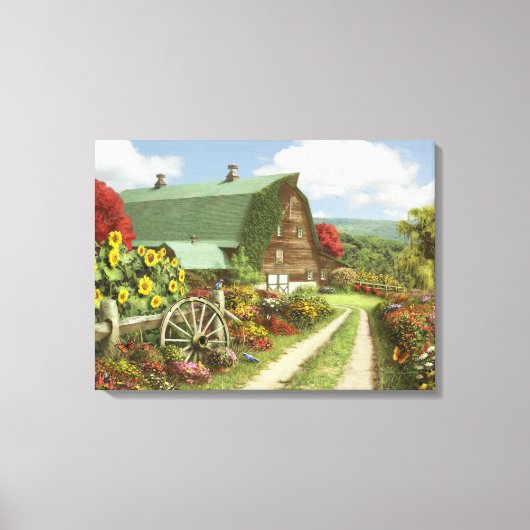 Alan Giana "Silence of the Valley" Canvas Print キャンバスプリント (正面)