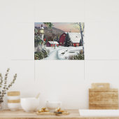 Alan Giana "Still Light of Dawn"キャンバス印刷 ポスター (キッチン)