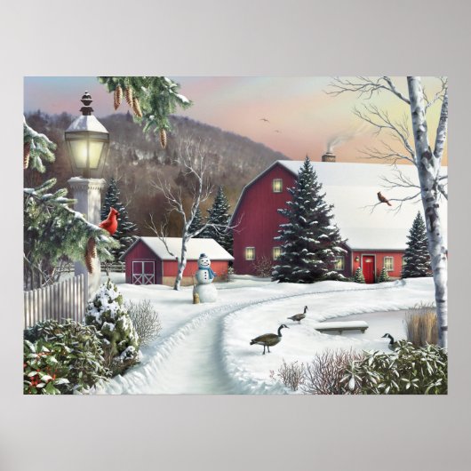 Alan Giana "Still Light of Dawn"キャンバス印刷 ポスター (正面)