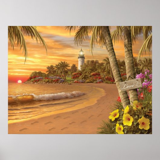 Alan Giana "Tropical Love"ポスター ポスター (正面)