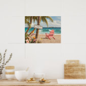 Alan Giana "Welcome to Paradise" Poster ポスター (キッチン)