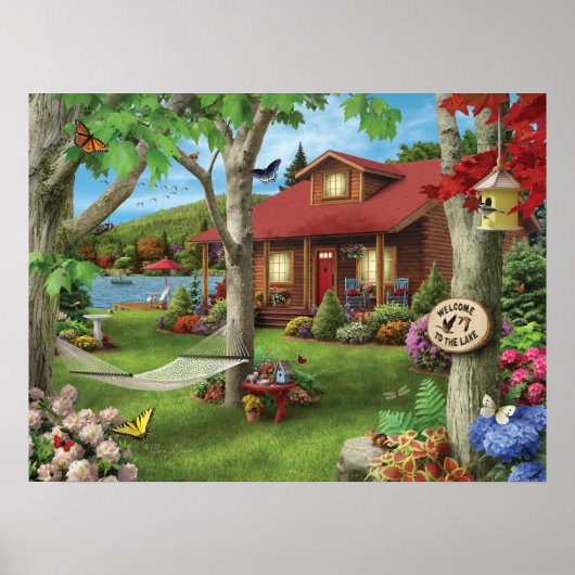 Alan Giana "Welcome to the Lake" Poster ポスター (正面)