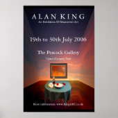 Alan King - Peacock Exhibition Poster ポスター (正面)