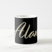 Alan Name whitegold Tasse Teetasse Kaffeetasse コーヒーマグカップ (中央)