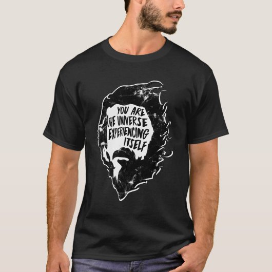 Alan Watts あなたはザ・ユニバース長袖シャツ Tシャツ (正面)