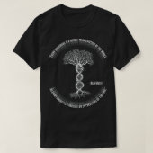 Alan Watts Every Individual is Part of the Whole Tシャツ (デザイン正面)