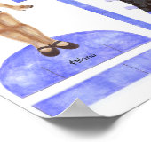 AlanaとJade紙ドールセット – ま遊たはディスプレイ ポスター (角)