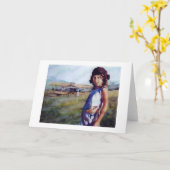 Alana及びGrampaの飛行ヘルメット カード (黄色い花)