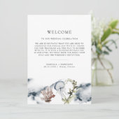 ALANA熱帯ビーチウェルカムレターのタイムラインカード メニュー (スタンド正面)