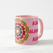 ALANA ~ Personalised Gem Stones Fractal ~ Mug マグカップ (正面右)