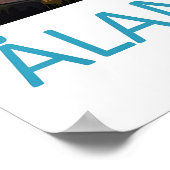 Aland Islands Vintage Travel Poster Ski National ポスター (角)