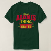 Alanis Tシャツ (デザイン正面)