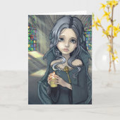 "Alannah"の挨拶状 カード (黄色い花)