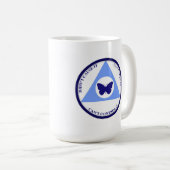 Alanonの記号のマグ コーヒーマグカップ (正面右)