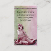 Alanyaは創造的な名刺から上がりました 名刺 (裏面)