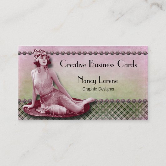 Alanyaは創造的な名刺から上がりました 名刺 (正面)