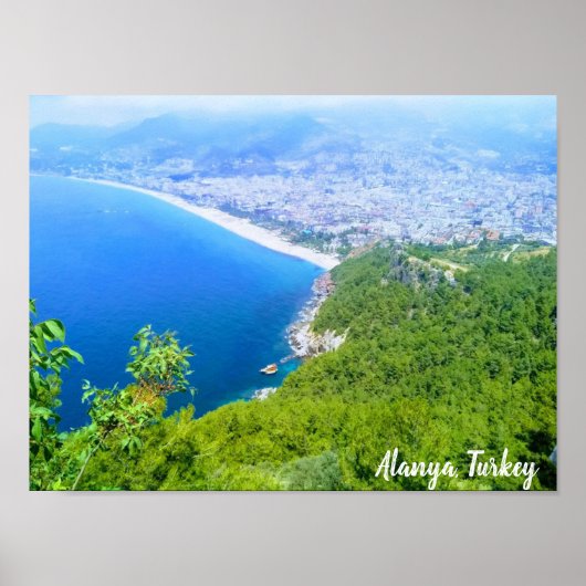 Alanya,トルコ ポスター (正面)