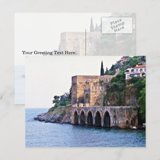 Alanya - The TersaneまたはDockyard ポストカード (正面/裏面)