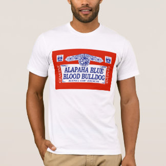Alapahaの貴族の家柄のブルドッグ Tシャツ