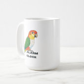Alarm Clock Sun Conure –  コーヒーマグカップ (正面左)