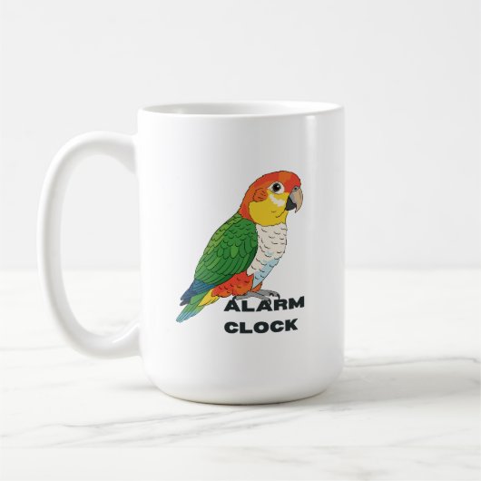 Alarm Clock Sun Conure –  コーヒーマグカップ (左)