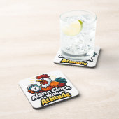 Alarm clock with attitude, roaster quote. コースター (右側)