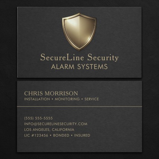 Alarm Systems 名刺