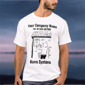 Alarm Systems Cartoon to Personalize Tシャツ
