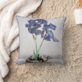 ALarsenArtistによって、"紫色のアイリス"との16x16置いて下さい クッション (ブランケット)