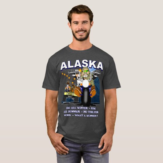 ALASKA – 最後のフロンティアTシャツ Tシャツ (正面フル)
