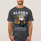 ALASKA – 最後のフロンティアTシャツ Tシャツ (正面)