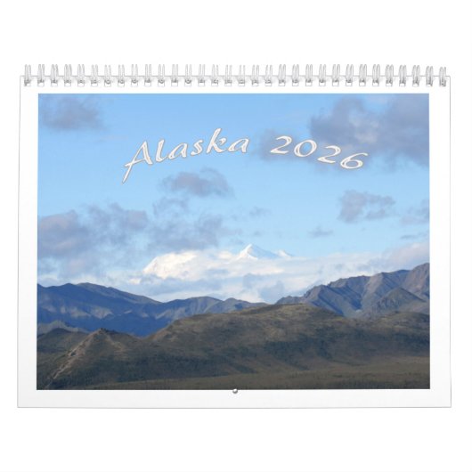 Alaska 2026 Calendar カレンダー (カバー)