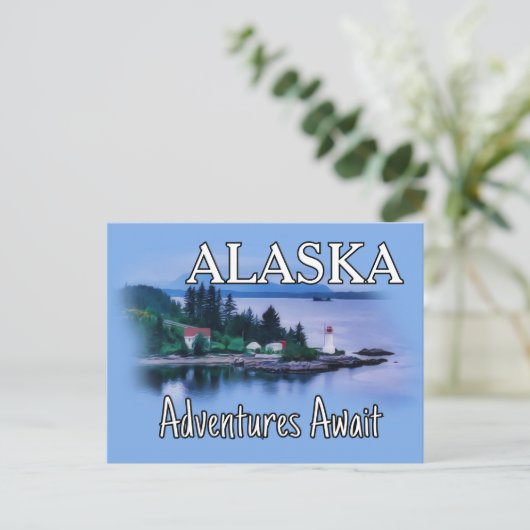 Alaska Adventure Awaits ポストカード (スタンド正面)