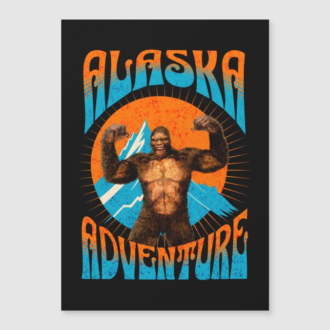 Alaska Adventure Funny Sasquatch (正面)