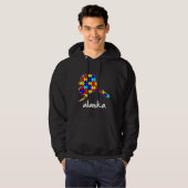 Alaska Autism Awareness パーカ (正面フル)
