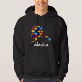 Alaska Autism Awareness パーカ (正面)