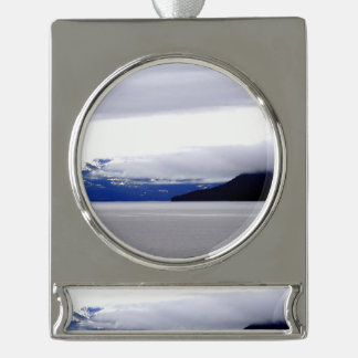 Alaska Blues シルバープレートバナーオーナメント